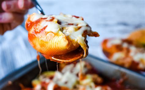 pasta-shells-stuffed-with-cheese-ground-beef-and image