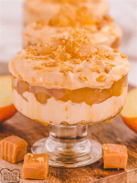 no-bake-caramel-apple-cheesecakes-butter-with image