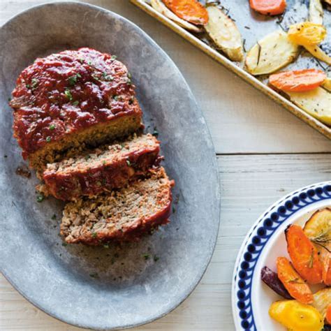 classic-meat-loaf-with-rosemary-roasted-vegetables image