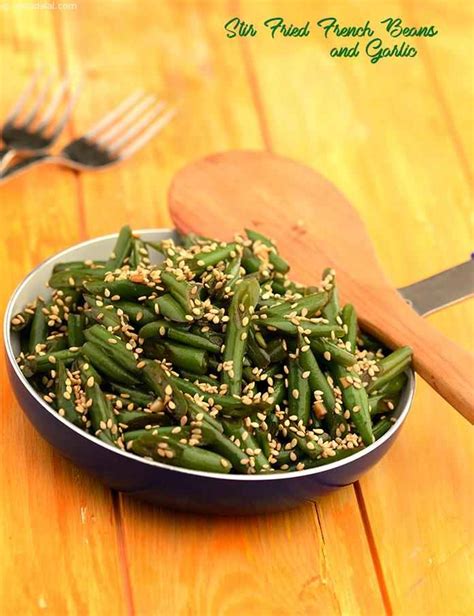 stir-fried-french-beans-and-garlic-recipe-chinese image