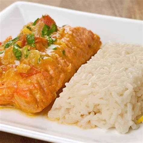 salmon-with-curried-coconut-tomato-sauce image