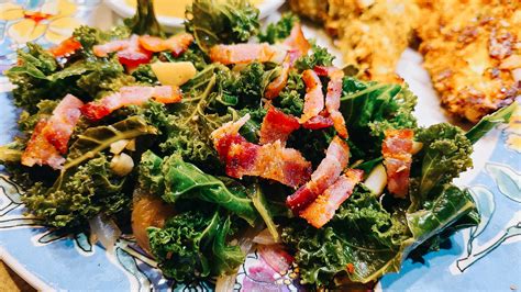 bacon-garlic-sauteed-kale-recipe-dan-os-seasoning image