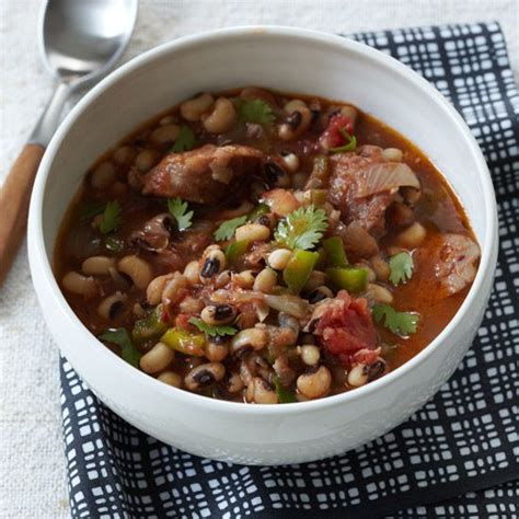 black-eyed-pea-stew-with-sausage-recipe-gail-simmons image