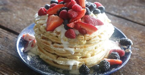 authentic-belgian-waffles-with-fresh-whipped-cream image