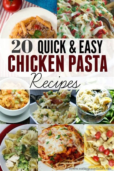 chicken-and-pasta-recipes-easy-weeknight-dinner image