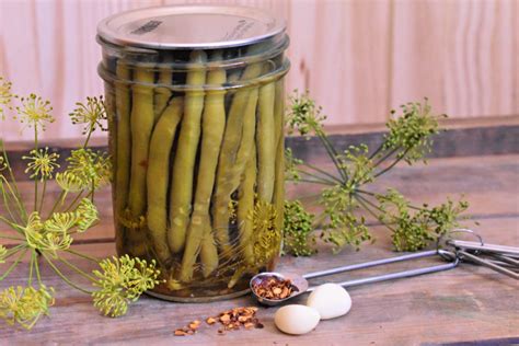 spicy-garlic-dill-pickled-beans-recipe-the-house image