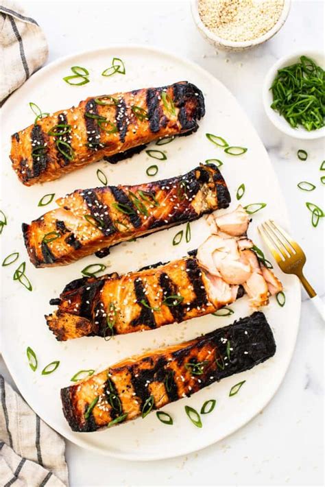 honey-glazed-salmon-grill-oven-fit-foodie-finds image