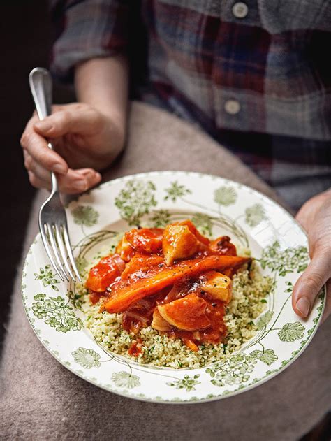 roasted-root-vegetable-squash-stew-with-herby-couscous image
