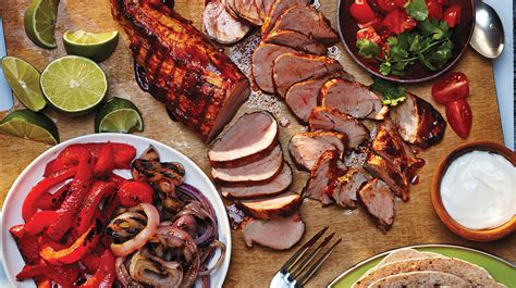 barbecue-and-lime-pork-fajitas-with-grilled-peppers-and image