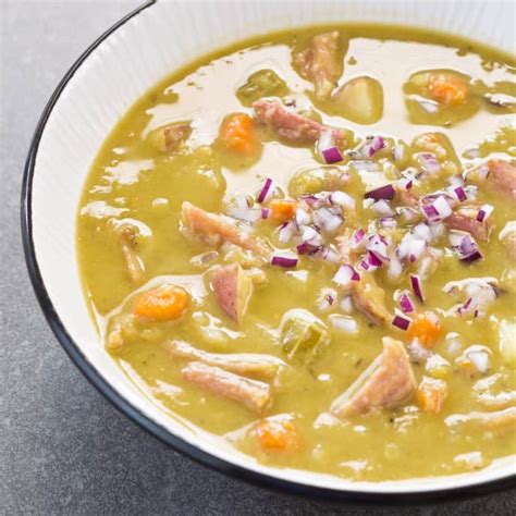 hearty-ham-and-split-pea-soup-with-potatoes-cooks-illustrated image