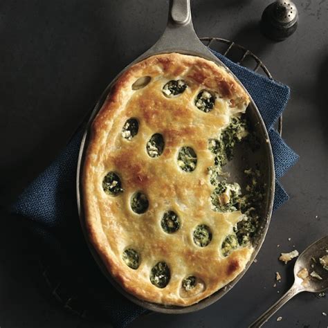 spinach-and-feta-pan-pie-recipe-chatelaine image