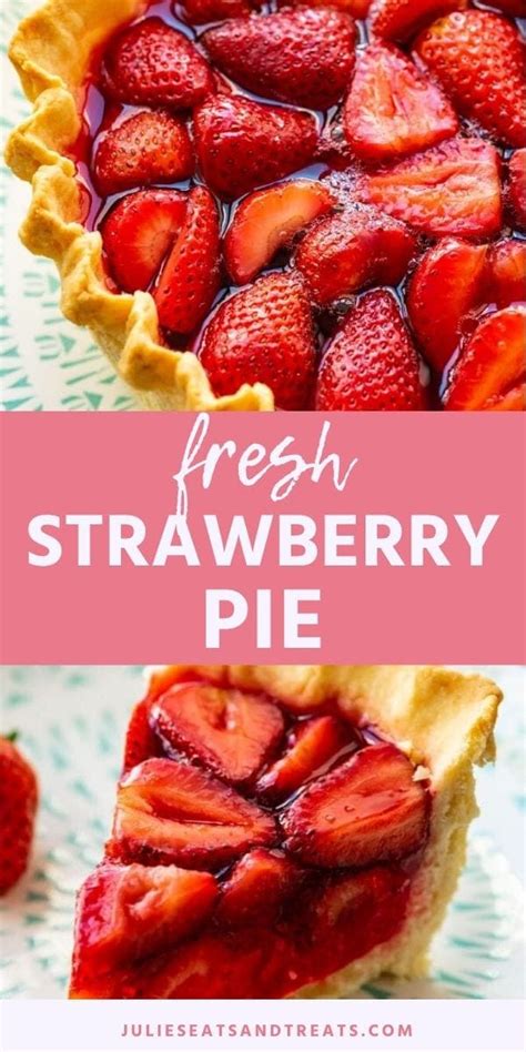 easy-strawberry-pie-recipe-with-jello-julies-eats-treats image