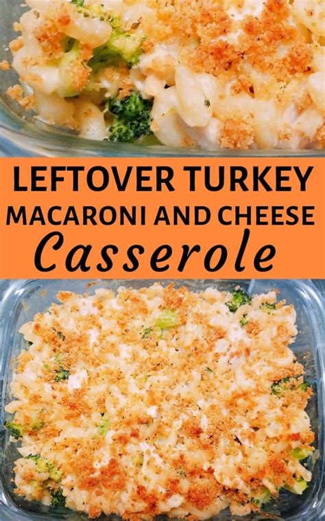 macaroni-and-cheese-casserole-with-leftover-turkey image