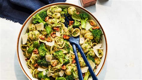 broccoli-pesto-pasta-recipe-southern-living image