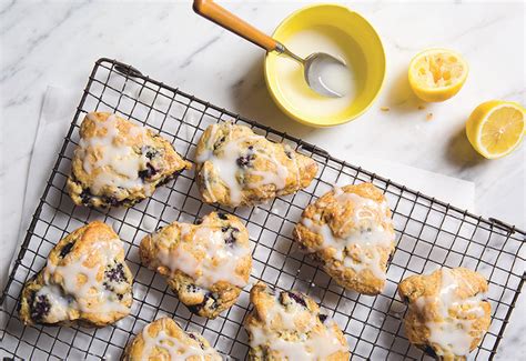 lemon-scones-with-blackberries-heinens-grocery-store image