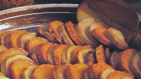 maple-glazed-sweet-potatoes-and-apples-recipe-bon image