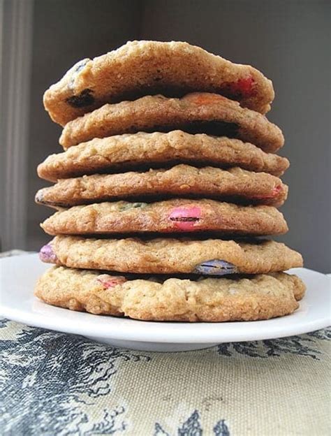 smartie-oatmeal-cookies-the-kitchen-magpie image