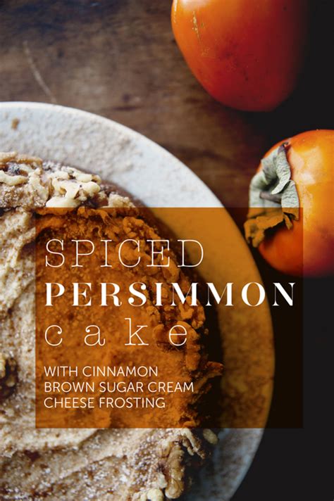 spiced-persimmon-cake-with-cinnamon-brown image
