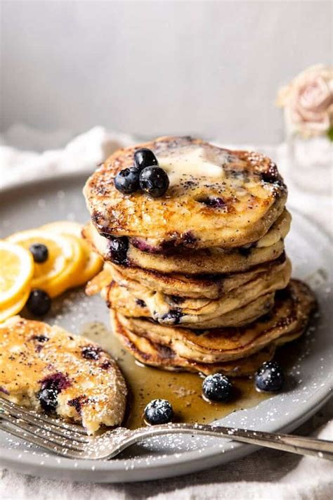 blueberry-lemon-ricotta-pancakes-half-baked-harvest image