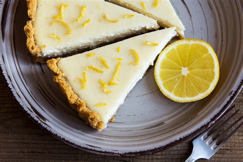 lemon-ice-box-pie-with-pecan-graham-cracker-crust image