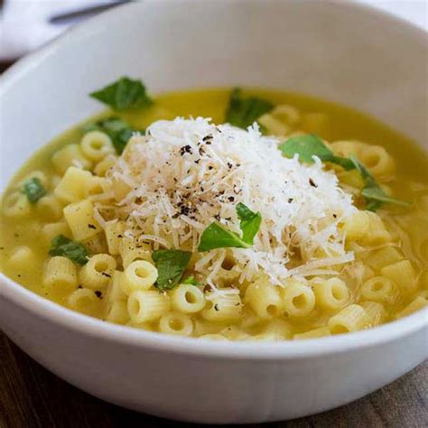 pasta-with-chicken-broth-butter-and-parmesan image
