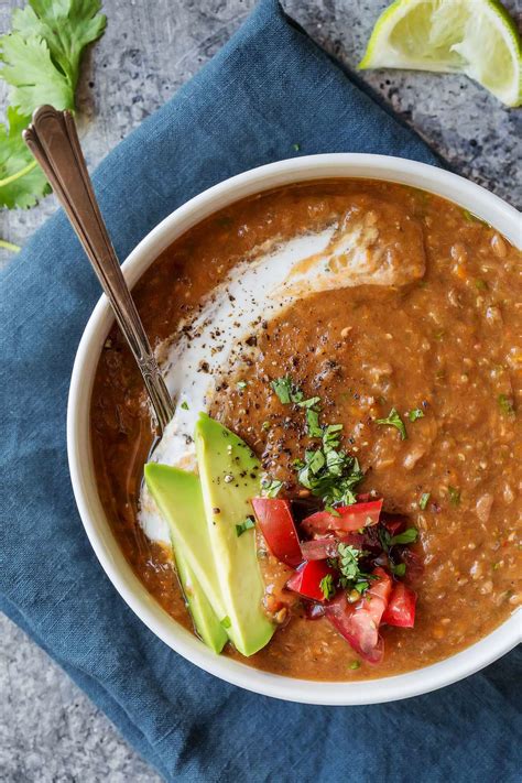 slow-cooker-lentil-soup-with-chipotle-platings image