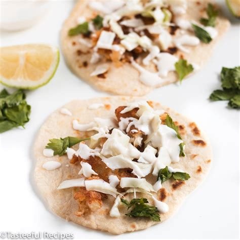 crispy-coconut-fish-tacos-with-lime-mayo-tasteeful image
