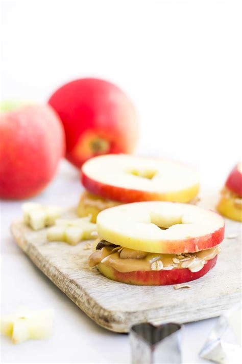 apple-peanut-butter-sandwiches-a-great-kids-snack image