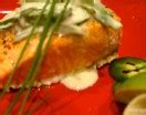 baked-salmon-with-a-light-lime-jalapeo-cream-sauce image