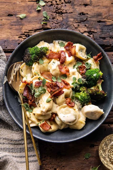creamy-bacon-tortellini-with-charred-broccoli-half image