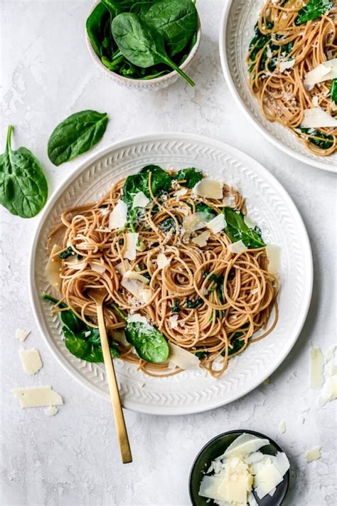 spinach-parmesan-pasta-recipe-5-ingredients image