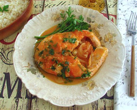 salmon-in-tomato-sauce-recipe-food-from-portugal image