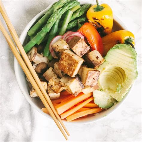 miso-tofu-power-bowl-with-carrot-ginger-dressing image