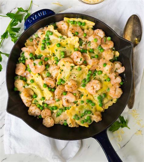 shrimp-ravioli-one-pot-with-skinny-alfredo image