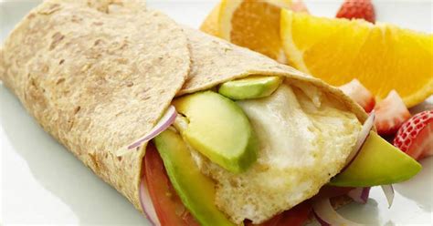 quick-and-easy-avocado-egg-white-breakfast-wrap image