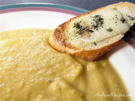 roasted-winter-squash-soup-with-croutons-andrea image