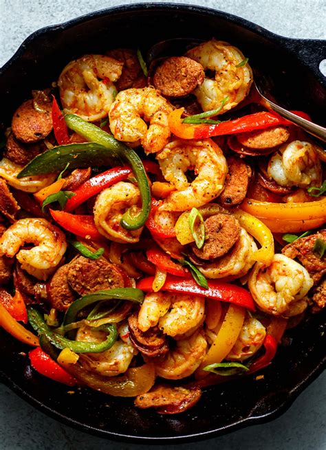 cajun-shrimp-and-sausage-skillet-all-the-healthy-things image