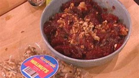apple-walnut-cranberry-sauce-recipe-rachael-ray-show image