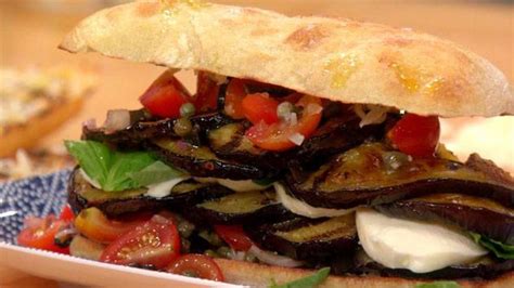 grilled-eggplant-and-mozzarella-sandwiches-rachael image