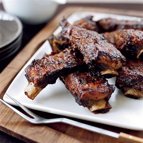 sticky-barbecued-beef-ribs-recipe-tim-love-food image