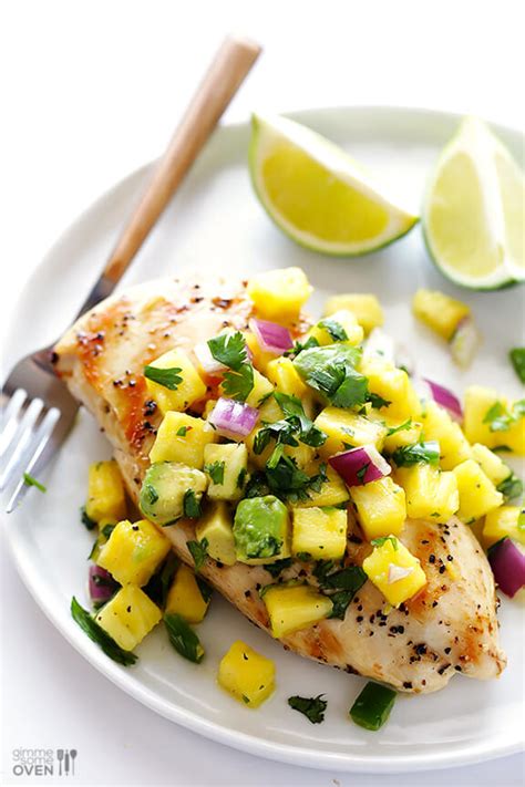 grilled-chicken-with-pineapple-avocado-salsa-gimme image