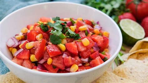 easy-homemade-fresh-strawberry-corn-salsa image
