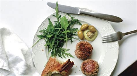 lamb-sausage-patties-with-fresh-mint-feta-and-garlic image