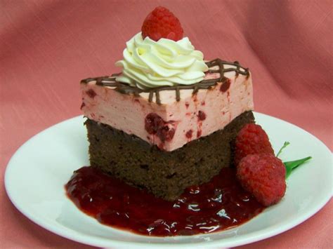 raspberry-mousse-brownies-lucky-leaf image