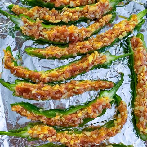 stuffed-italian-long-hot-peppers-sausage-and-cheese image