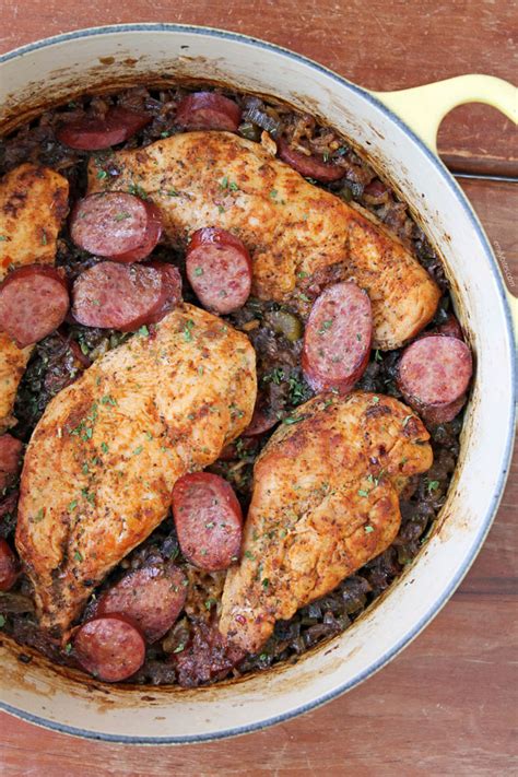 spicy-dirty-rice-with-chicken-and-sausage-emily-bites image