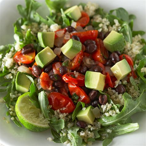 black-beans-avocado-on-quinoa-eatingwell image
