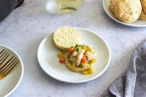 crock-pot-chicken-and-biscuits-recipe-the-spruce-eats image