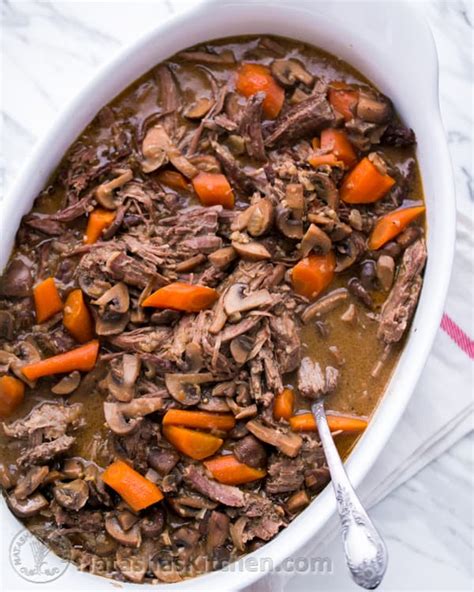 beef-and-mushroom-pot-roast-a-slow-cooker image