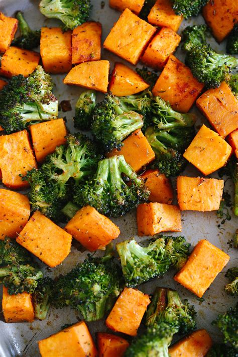 perfectly-roasted-broccoli-sweet-potatoes-eat image